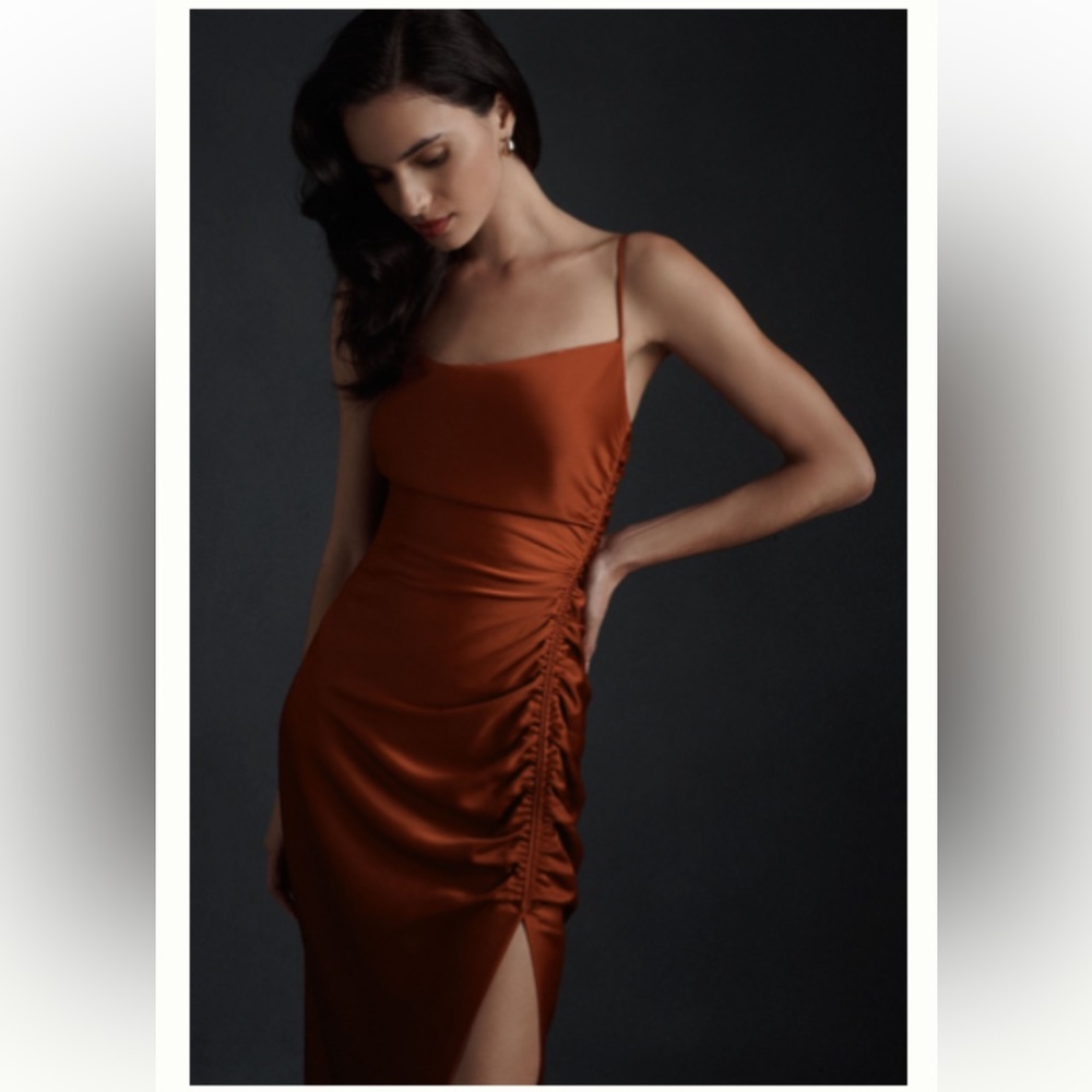 Anthro BHLDN Jennings Maxi Rust Color